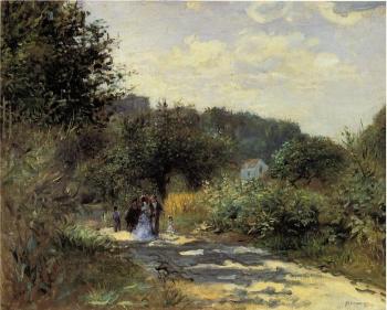 Camille Pissarro : A Road in Louveciennes